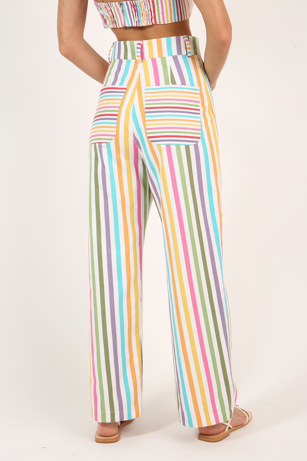 HAVANA FRAMED STRAIGHT PANTS