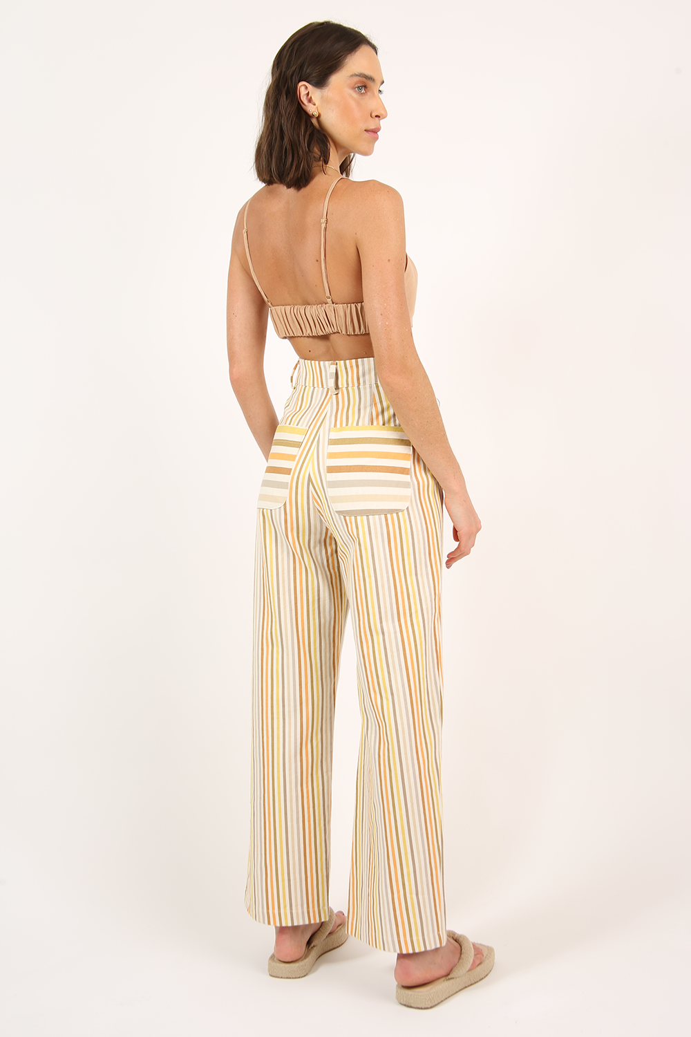 HAVANA FRAMED STRAIGHT PANTS