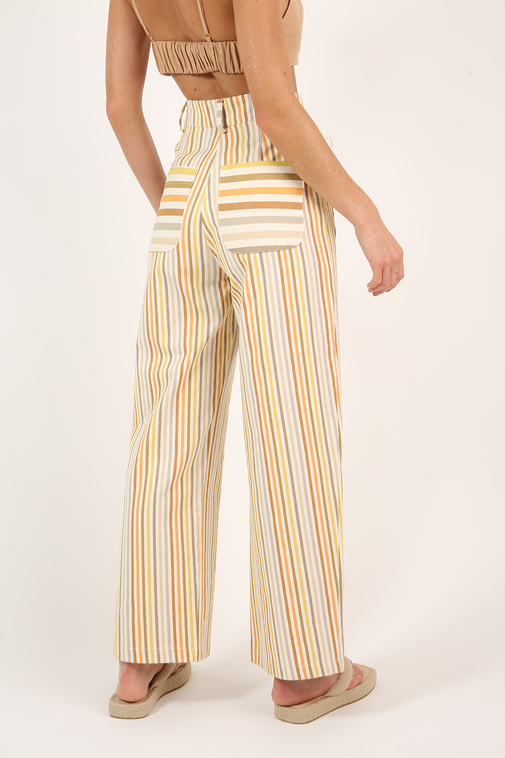 HAVANA FRAMED STRAIGHT PANTS