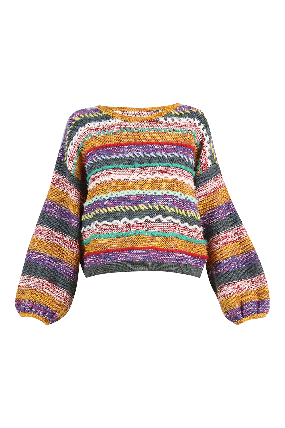 CROPPED TRICOT FRIDA STRIPES ALLMOST VINTAGE