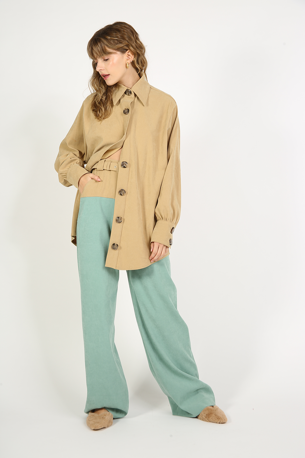 BICOLOR PALLADIO PANTS PANTS