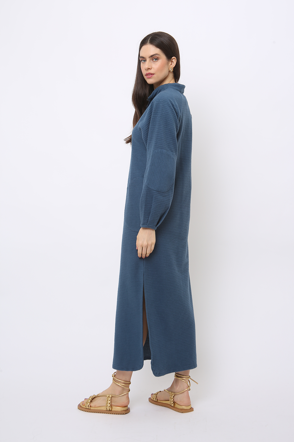 MONTPELLIER FRAMED LONG SLEEVE DRESS