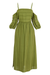 ALEHA GREEN JULIET DRESS