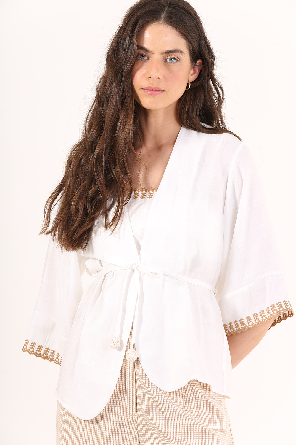 BLOUSE GISELE WHITE ALEHA