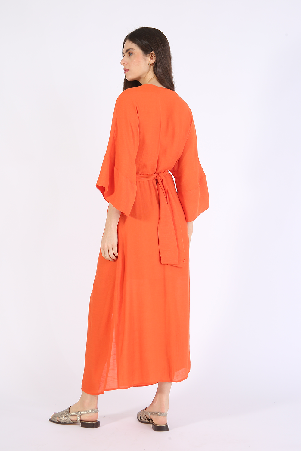 ALEHA ORANGE LIA DRESS