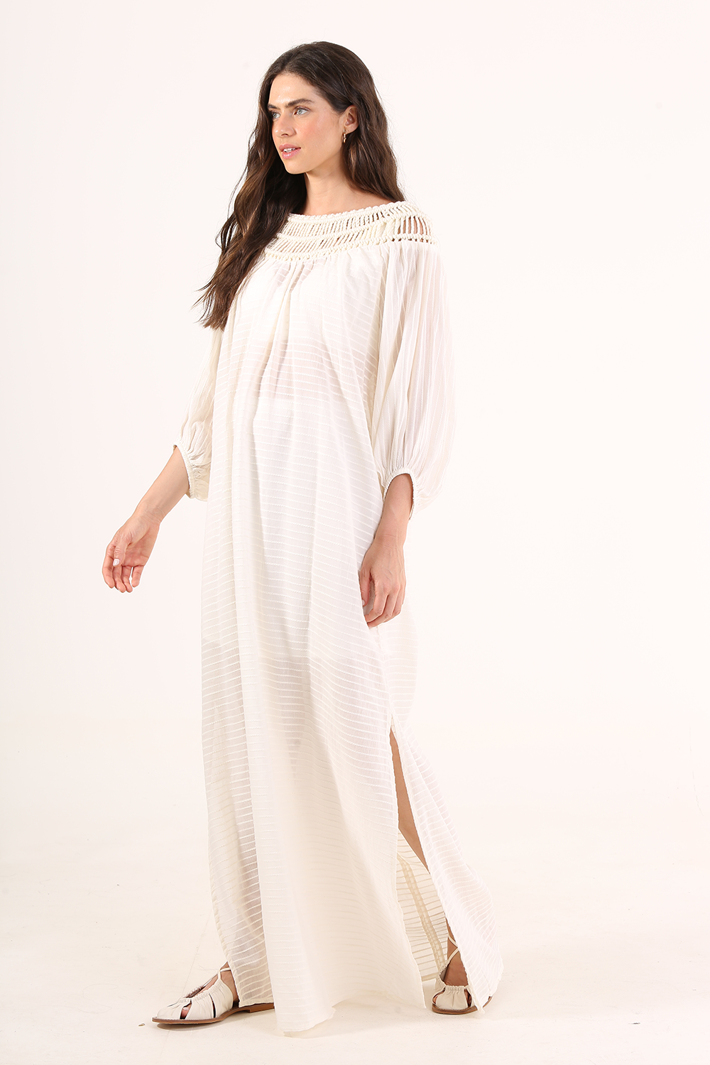 VIVIAN OFF WHITE ALEHA DRESS