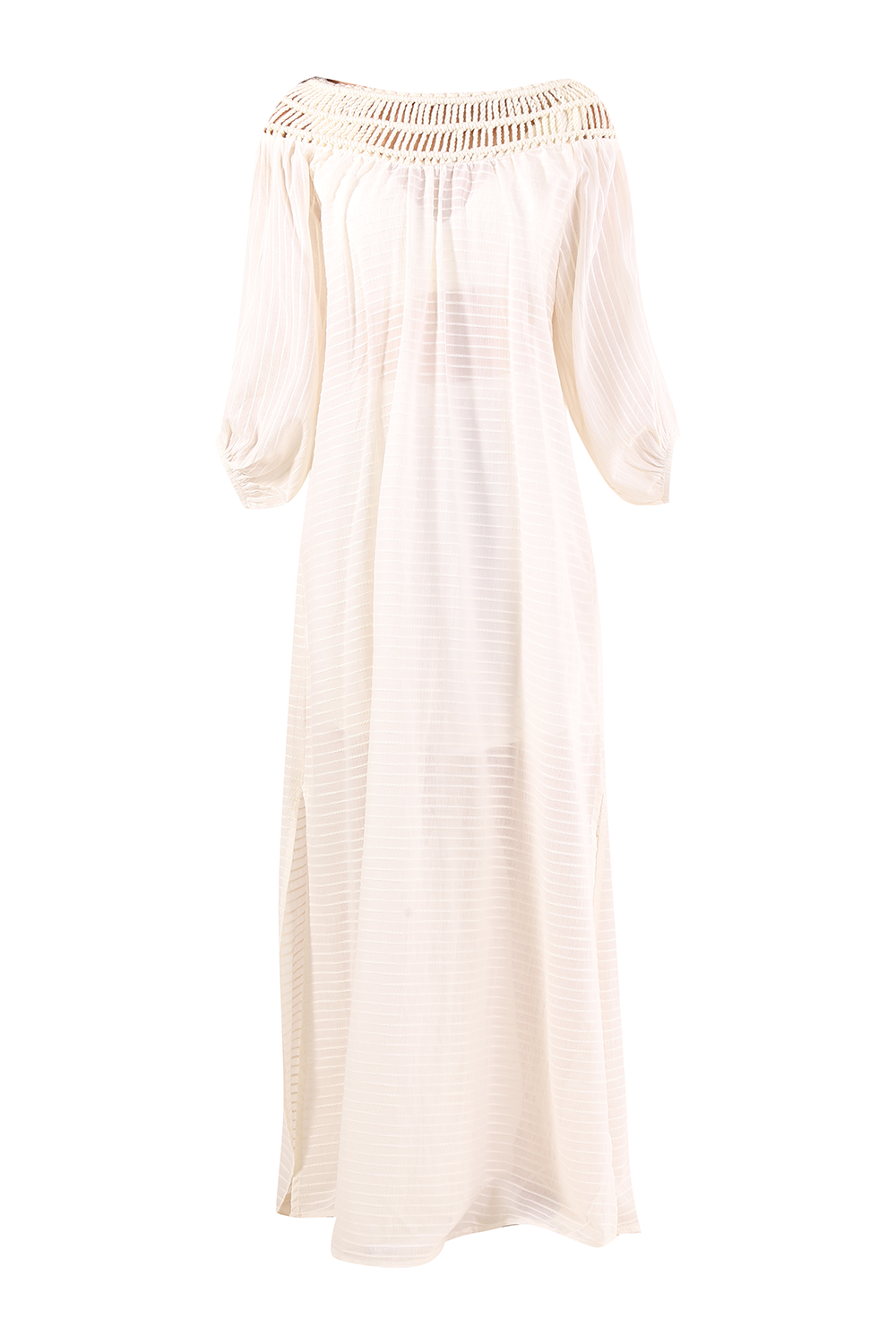 VIVIAN OFF WHITE ALEHA DRESS