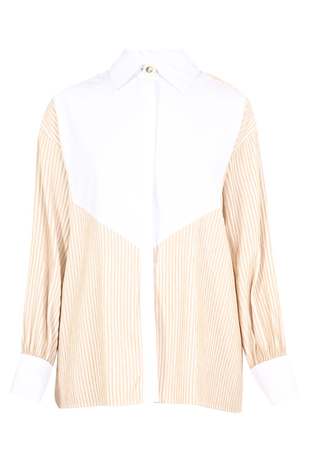 CAMISA BEIGE STRIPES ALL MOST VINTAGE