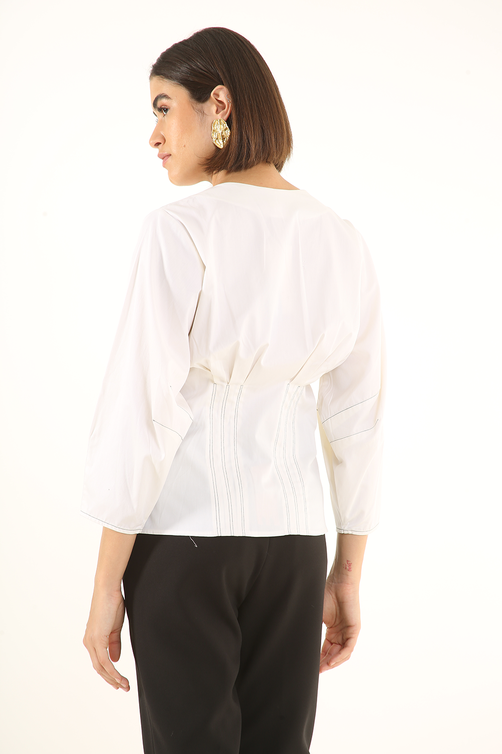 LINNEN TRICOLINE COTTON MATERIAL SHIRT