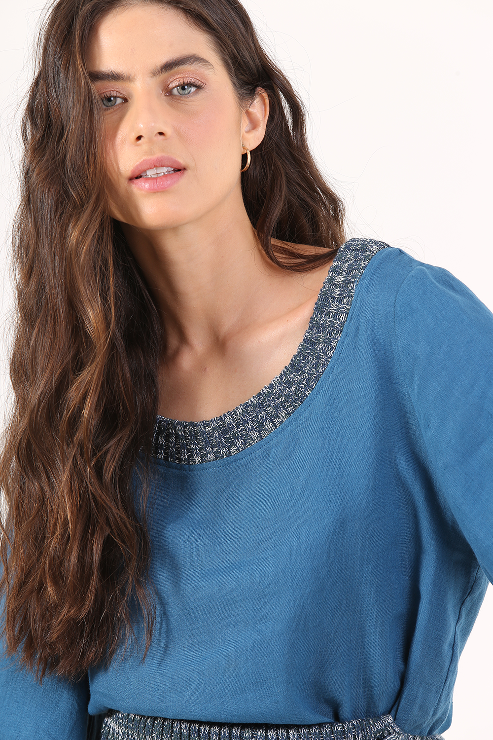 LINNEN LINEN LIGHTING BLOUSE