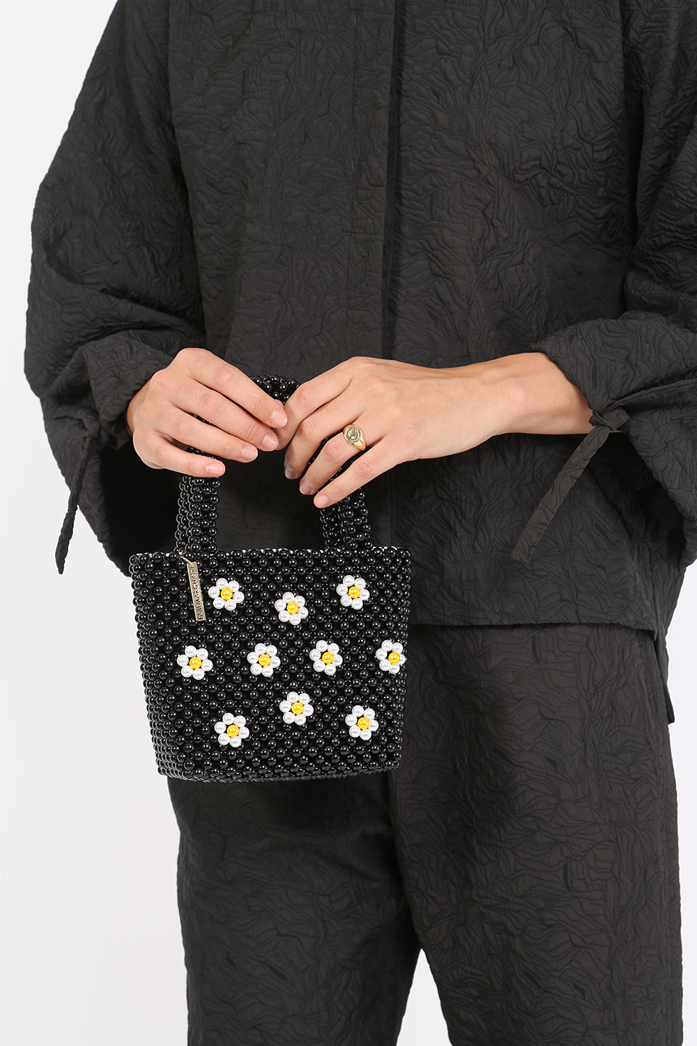 FABI MARCHIORI SWEET GARDEN BLACK BAG