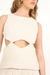 TOP CUT OUT HERA OFF WHITE NORAH DAY AND NIGHT