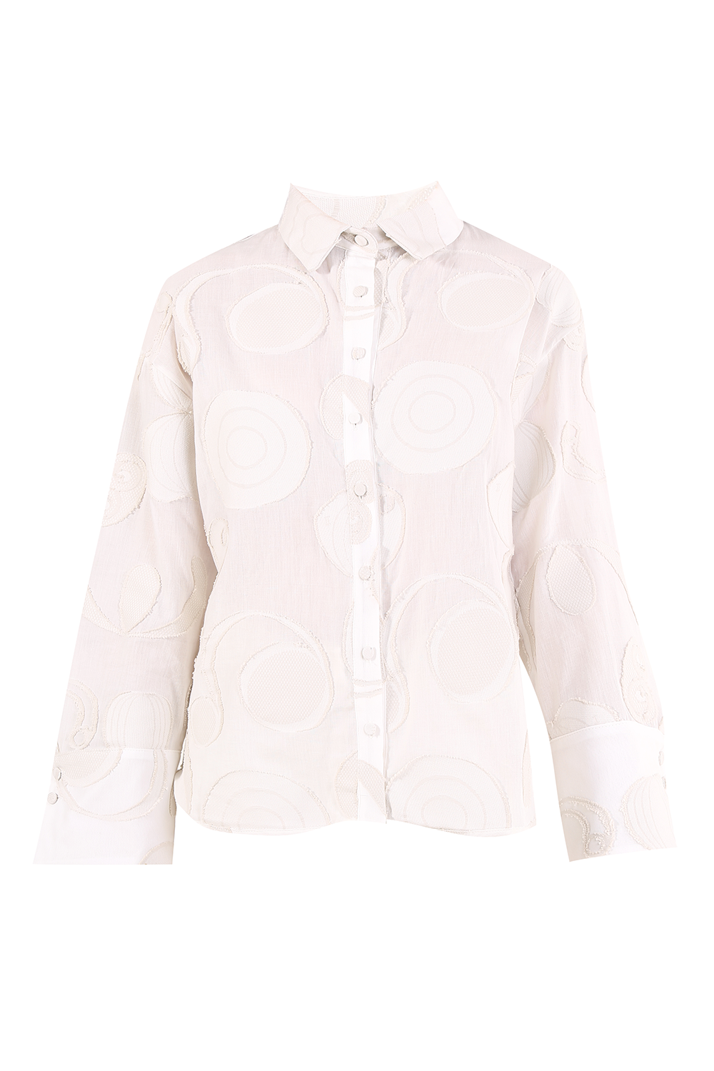 DONS JACQUARD ARABESQUE LINNEN SHIRT