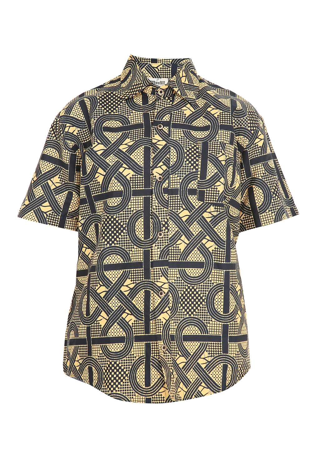 AFRICAN SHIRT NAVY SAMMAROCA