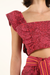 SAVY RED HAWAII TOP